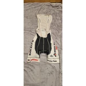 Borah Bib Shorts Mens L Black Padded Chamois Cycling Bib Shorts Racing